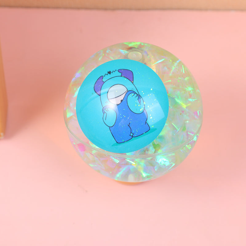 JUGUETE - PELOTA AZUL- 10CM