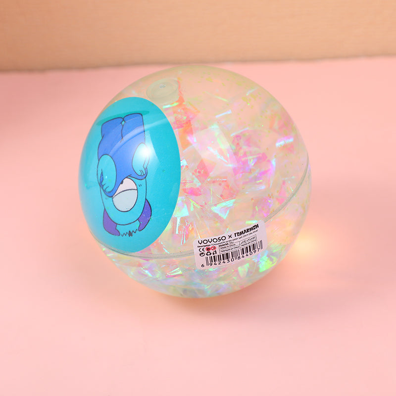 JUGUETE - PELOTA AZUL- 10CM