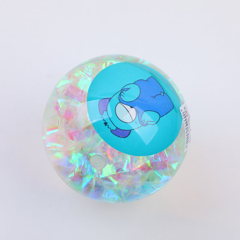 JUGUETE - PELOTA AZUL- 10CM