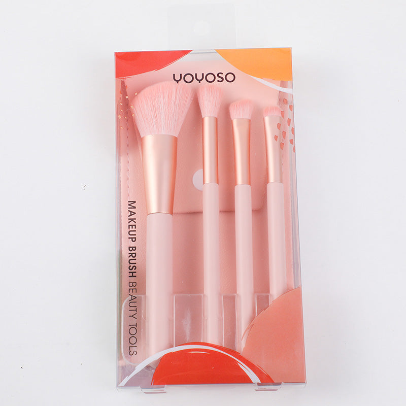 SET DE BROCHAS ROSADAS - 4 UND