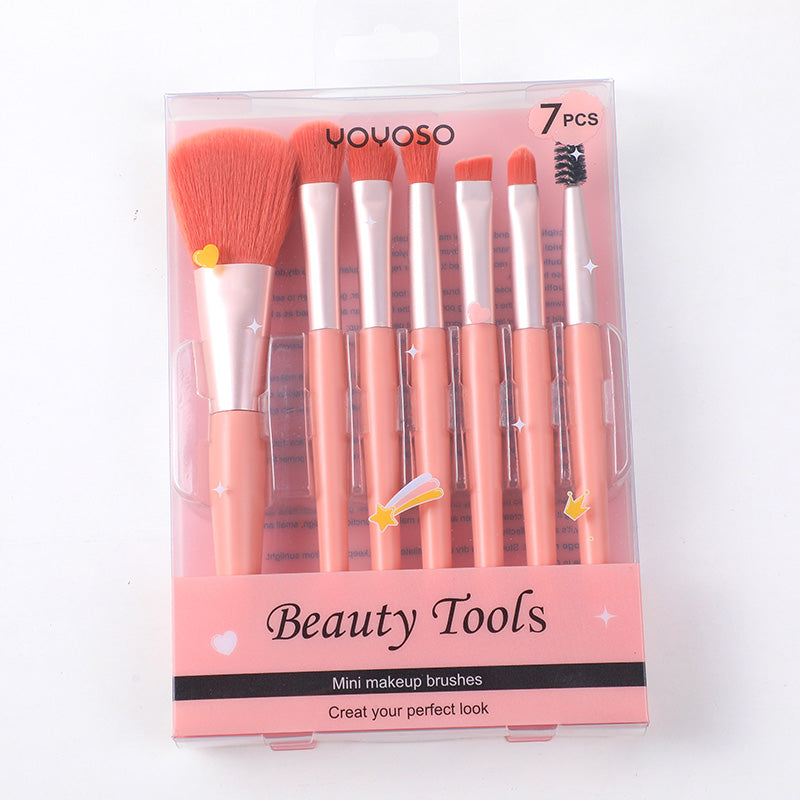 SET DE BROCHAS ROSADAS - 7 UND