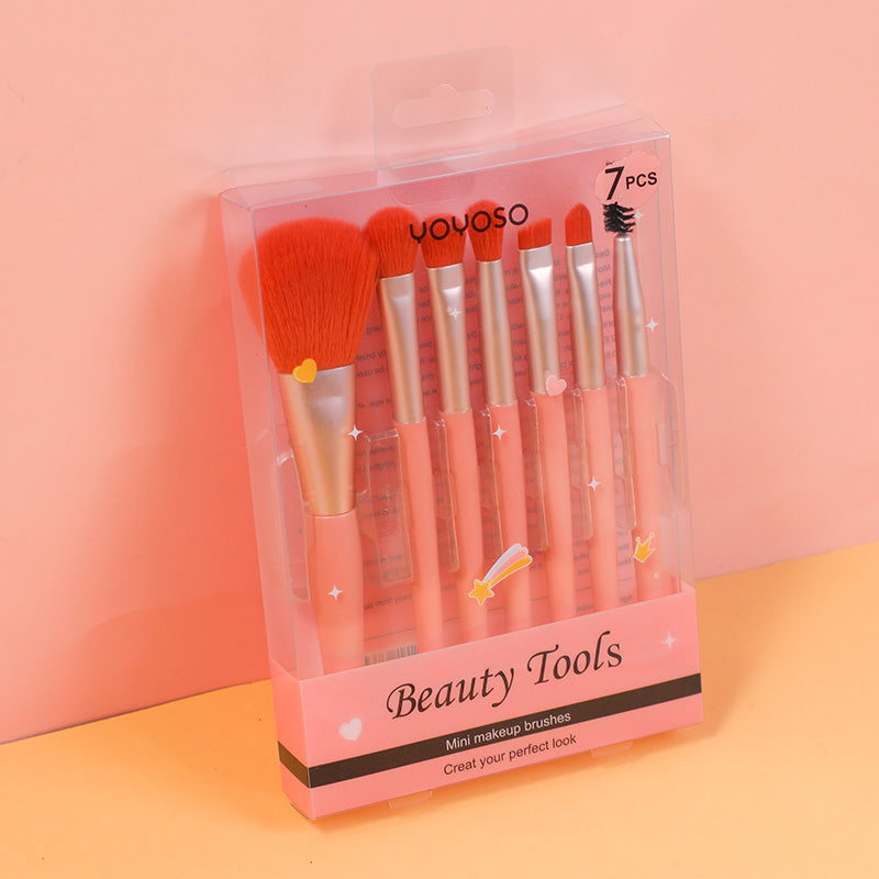 SET DE BROCHAS ROSADAS - 7 UND