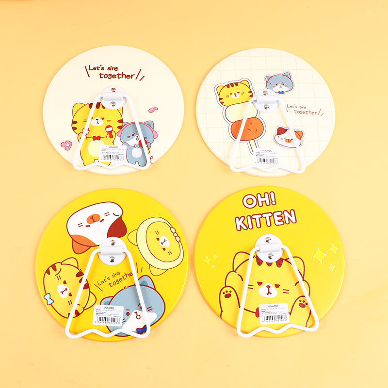 ESPEJO DE MESA REDONDO - GATO