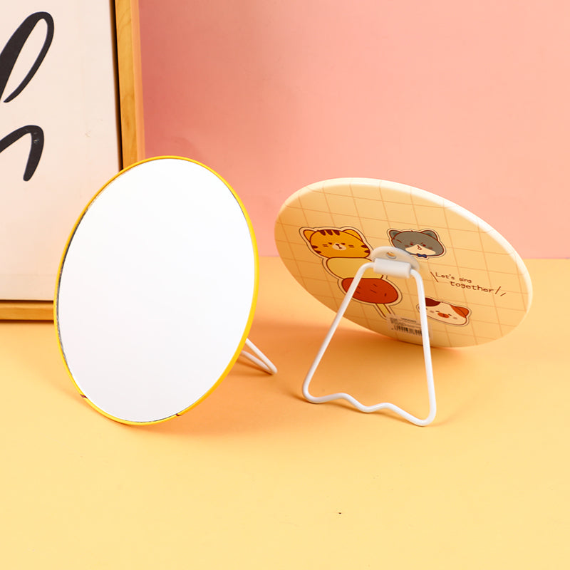 ESPEJO DE MESA REDONDO - GATO