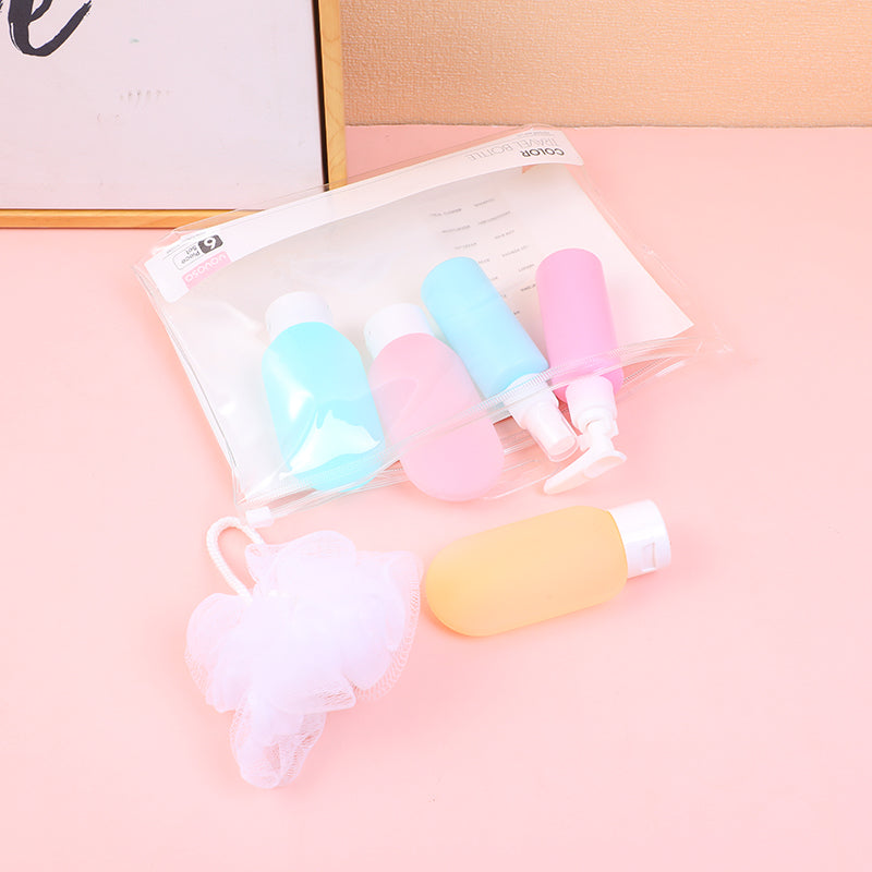 SET DE FRASCOS PARA VIAJES - 6 UND