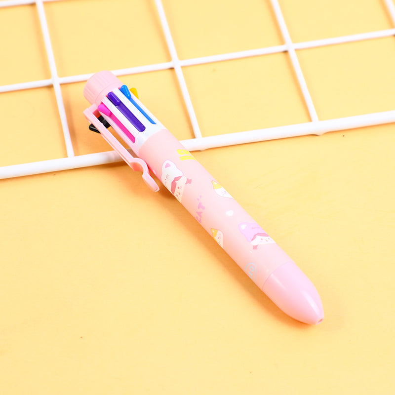 BOLIGRAFO 8 COLORES - GATO