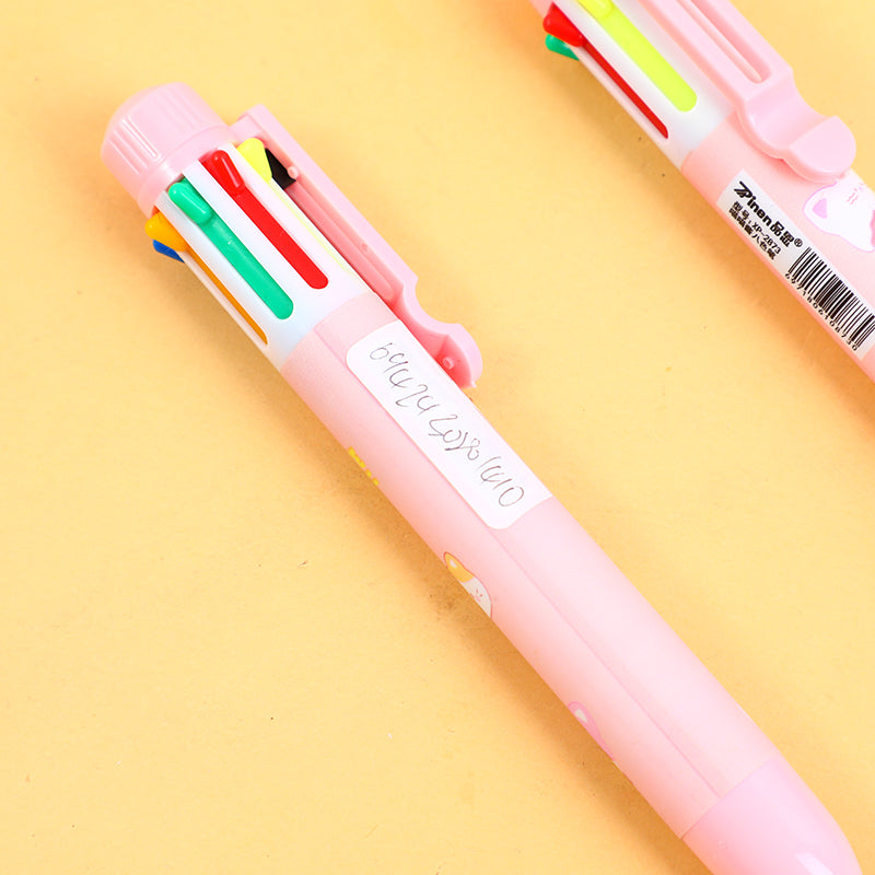 BOLIGRAFO 8 COLORES - GATO