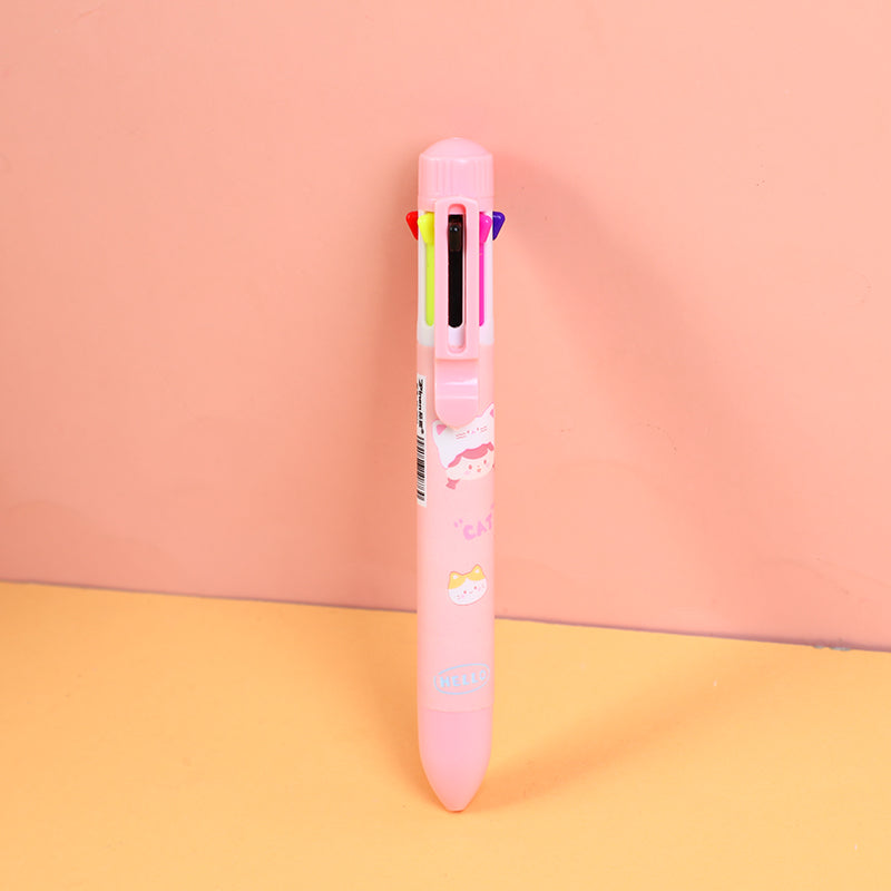 BOLIGRAFO 8 COLORES - GATO