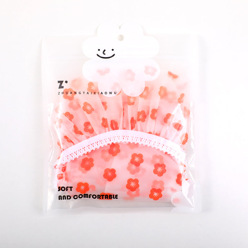 GORRO DE DUCHA CON FLORES