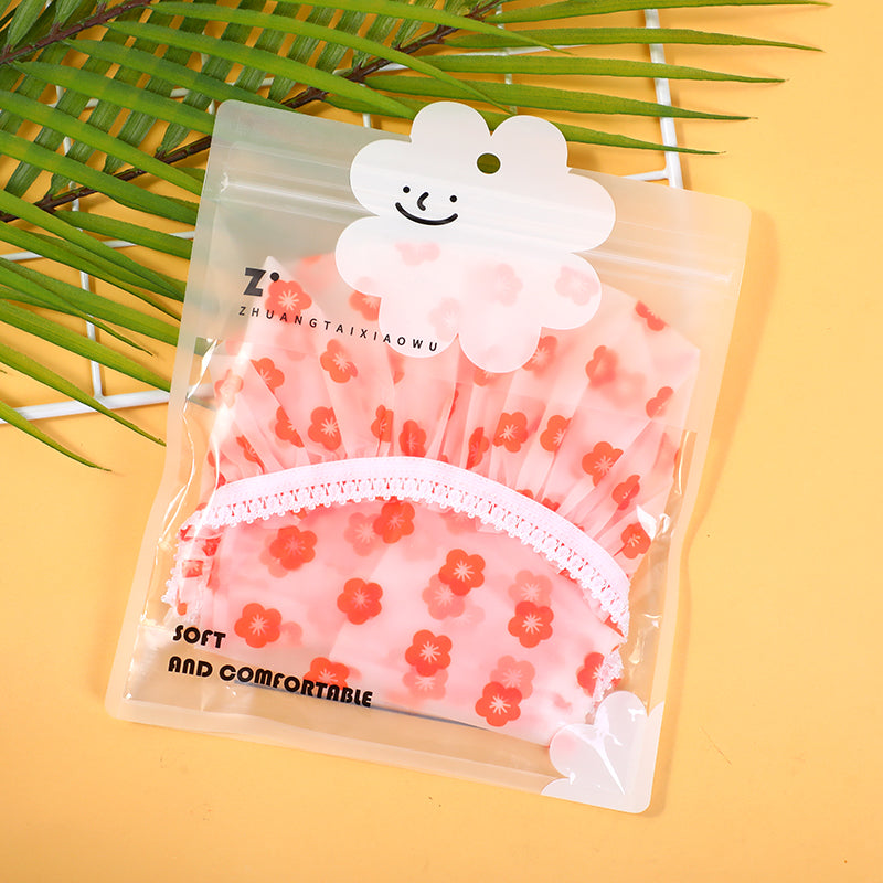 GORRO DE DUCHA CON FLORES