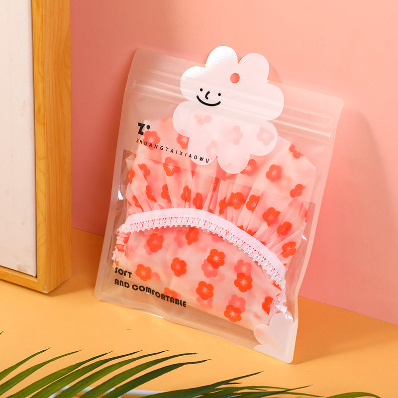 GORRO DE DUCHA CON FLORES