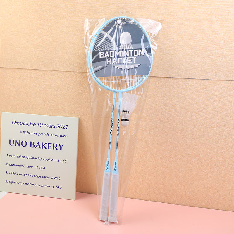 RAQUETA DE BADMINTON PARA ADULTOS - AZUL