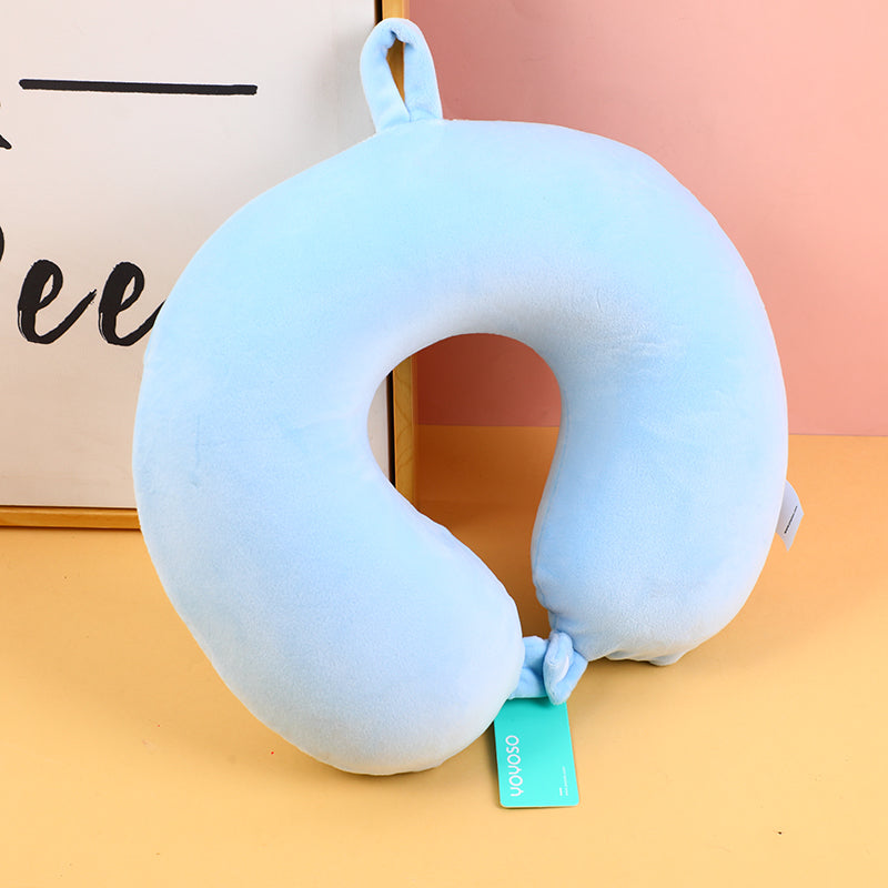 ALMOHADA EN U - AZUL