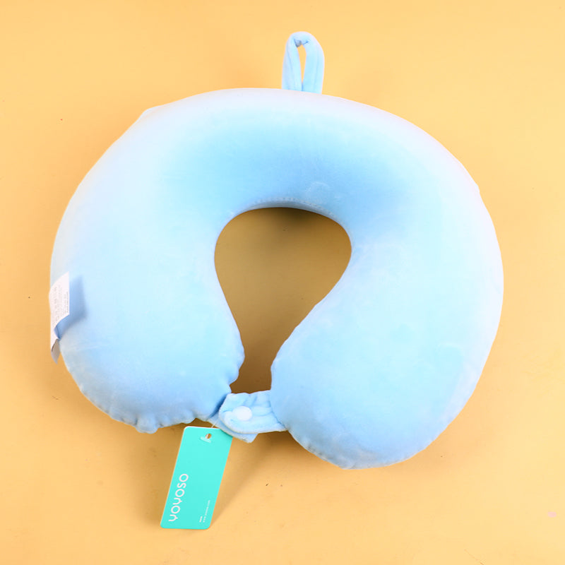 ALMOHADA EN U - AZUL