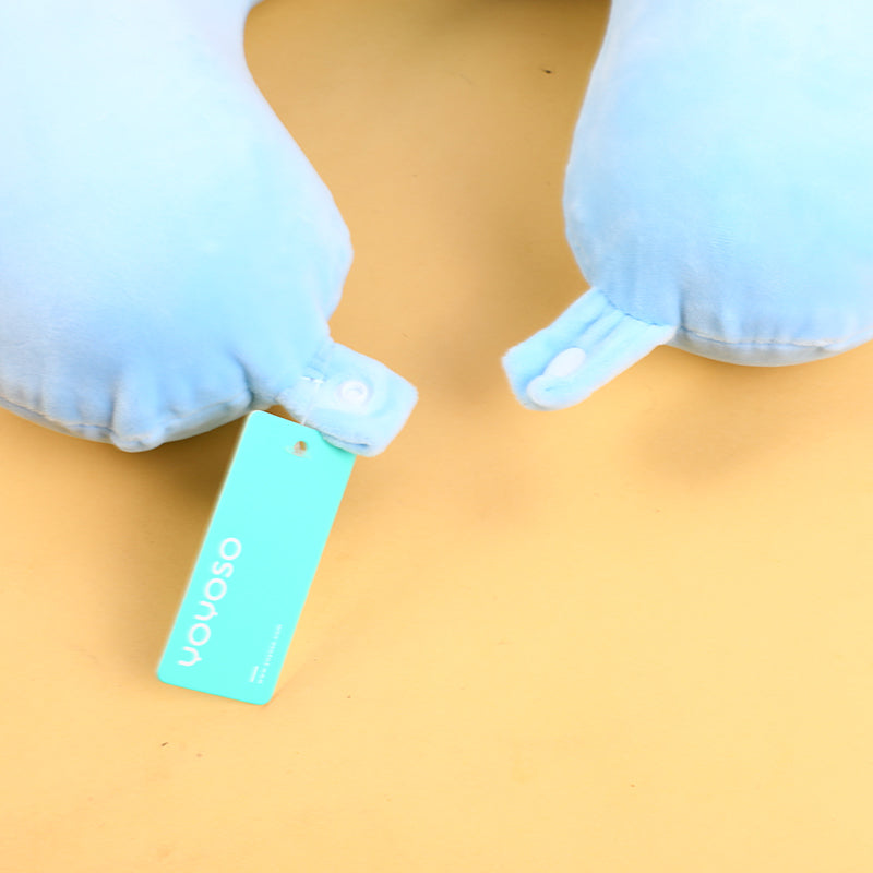 ALMOHADA EN U - AZUL