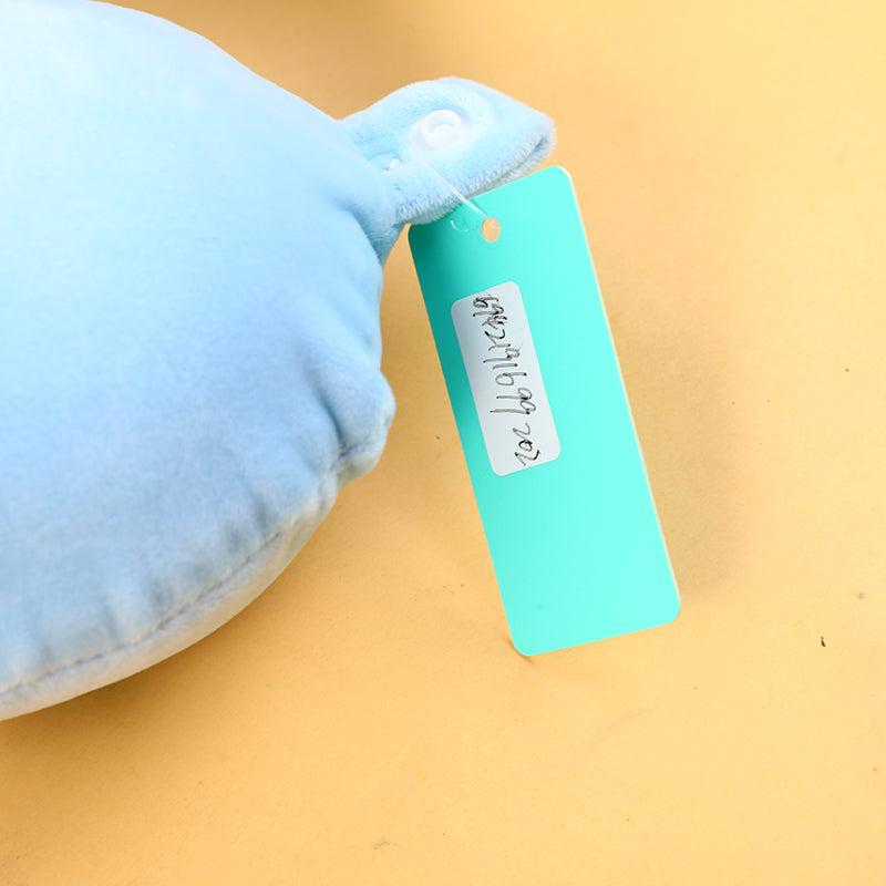 ALMOHADA EN U - AZUL