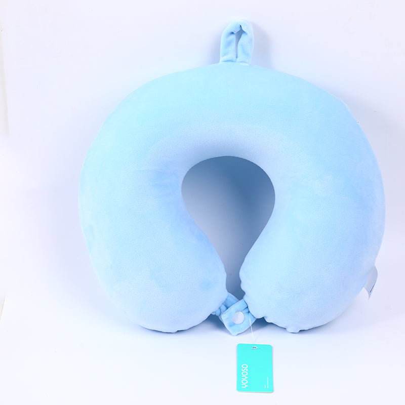 ALMOHADA EN U - AZUL