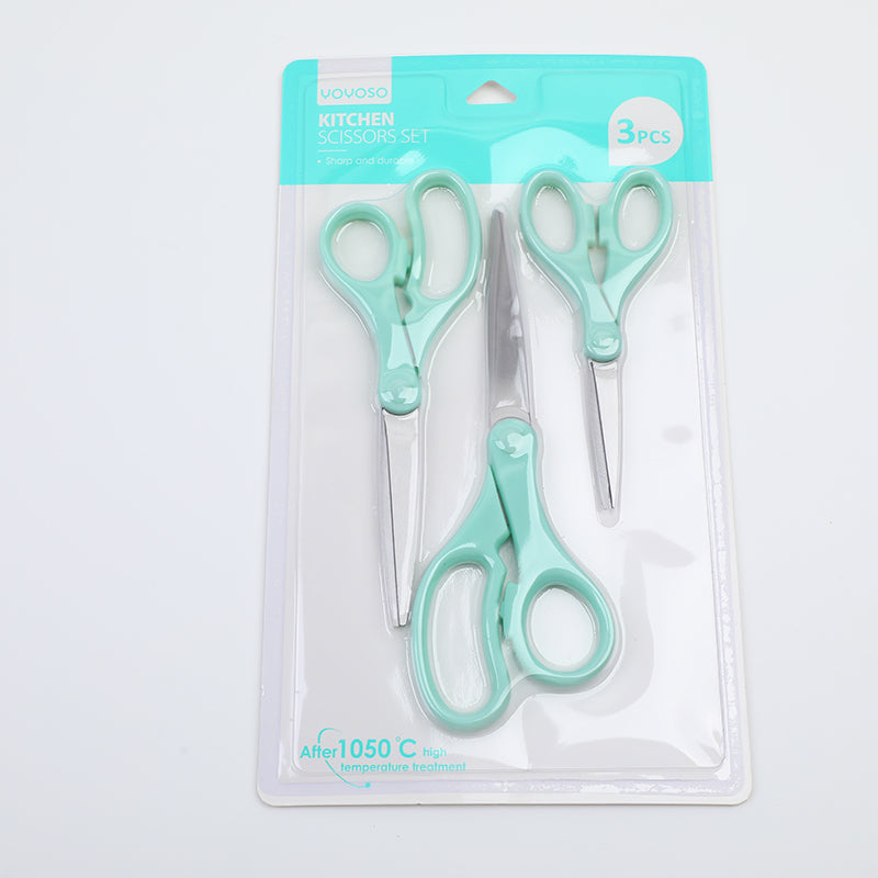 SET DE TIJERAS - 3 UND - AZUL