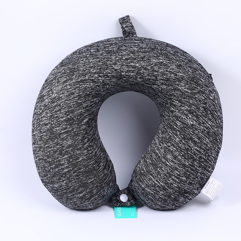 ALMOHADA EN U - GRIS OSCURO