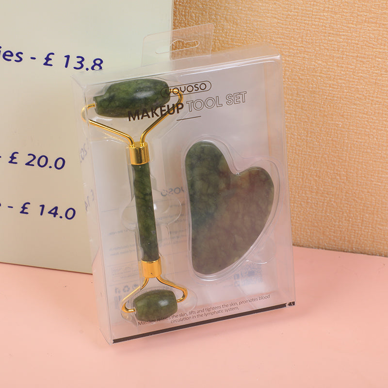 SET DE MASAJEADORES FACIALES - VERDE