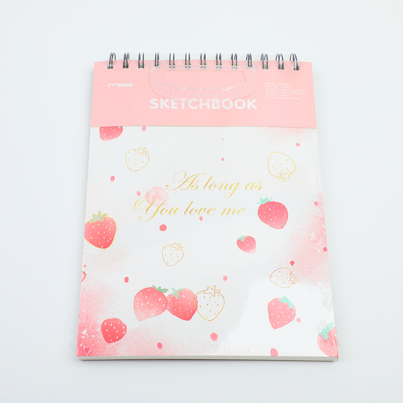 CUADERNO DE DIBUJO - FRUTAS B5 - 30 HOJAS