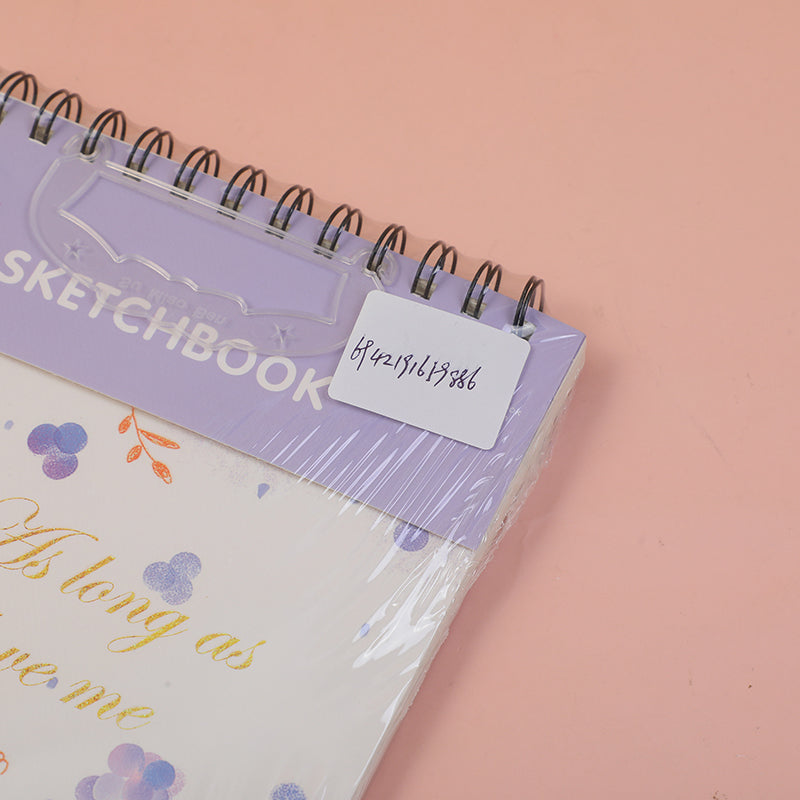 CUADERNO DE DIBUJO - FRUTAS B5 - 30 HOJAS