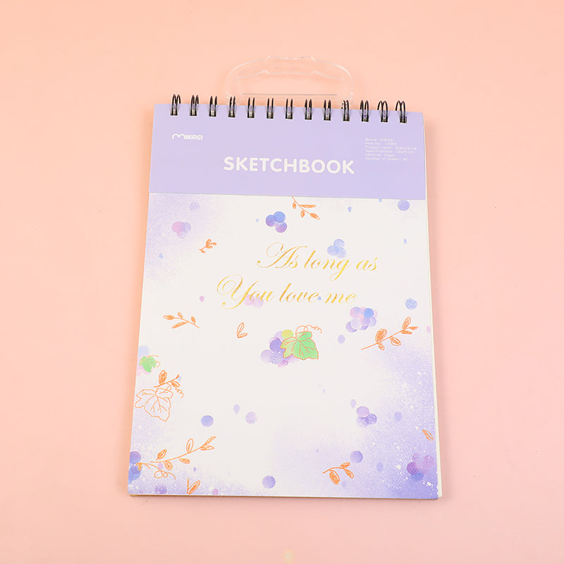 CUADERNO DE DIBUJO - FRUTAS B5 - 30 HOJAS