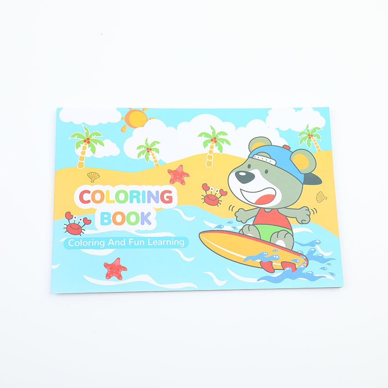 CUADERNO PARA COLOREAR DE ANIMALES A4 TIPO 1- 16 HOJAS