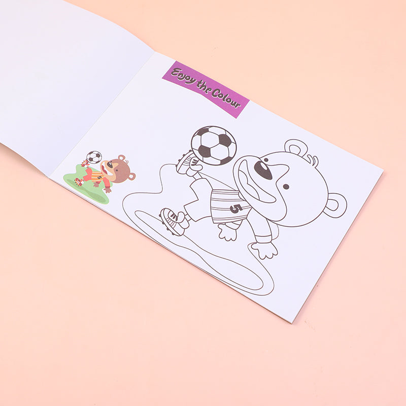 CUADERNO PARA COLOREAR DE ANIMALES A4 - 16 HOJAS