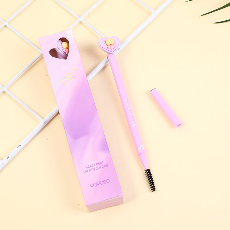 LAPIZ DE CEJA DE CORAZON- GRIS/NEGRO