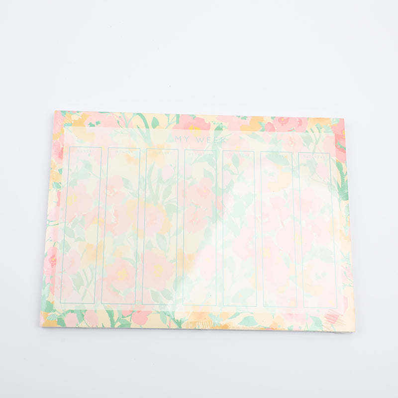 PLANEADOR MENSUAL - FLORES A3 - 80 HOJAS