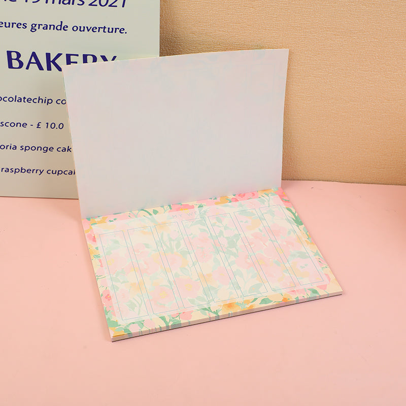 PLANEADOR MENSUAL - FLORES A3 - 80 HOJAS