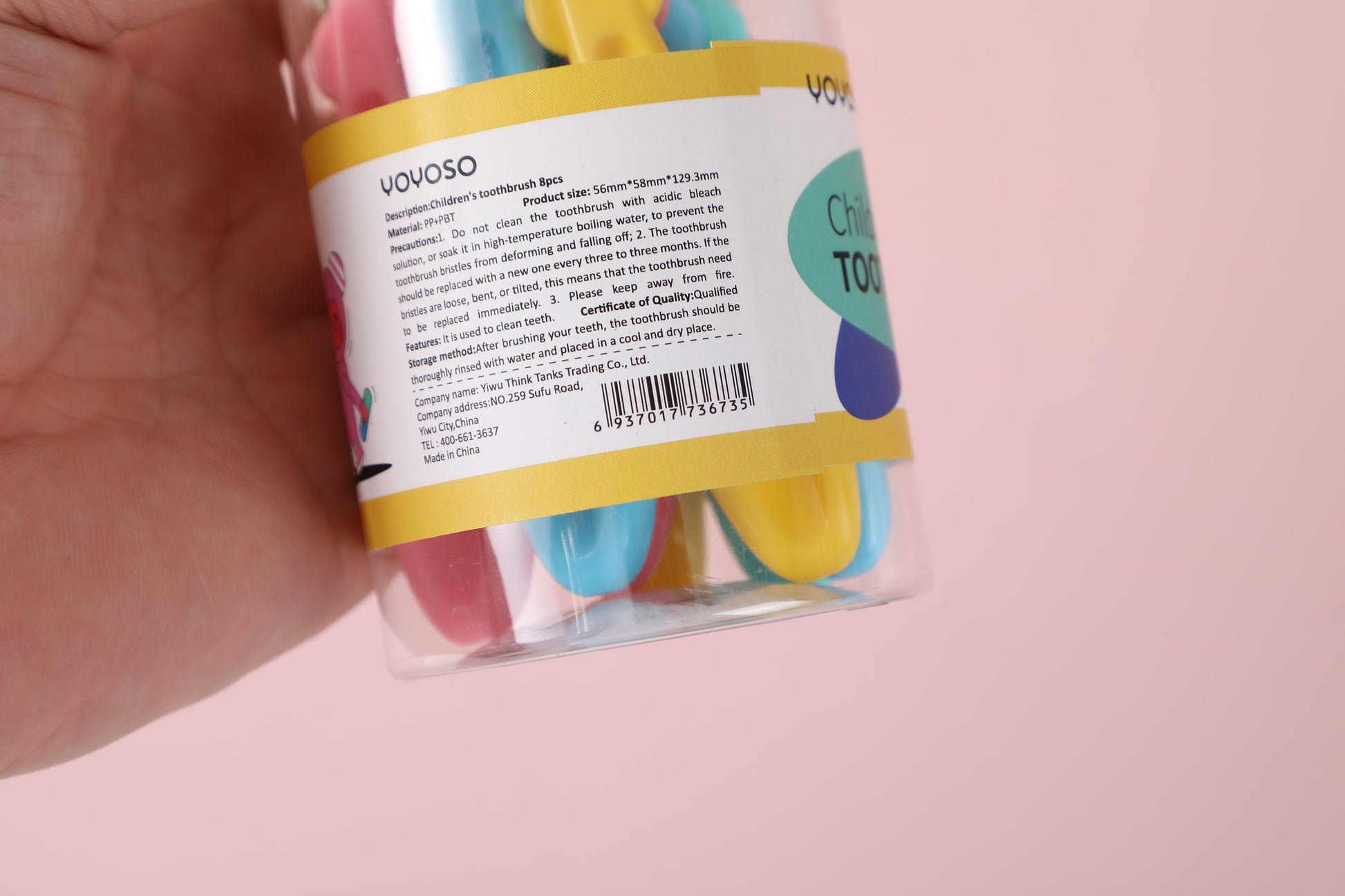 SET DE CEPILLO DE DIENTES PARA NIÑOS - 8 UNIDADES