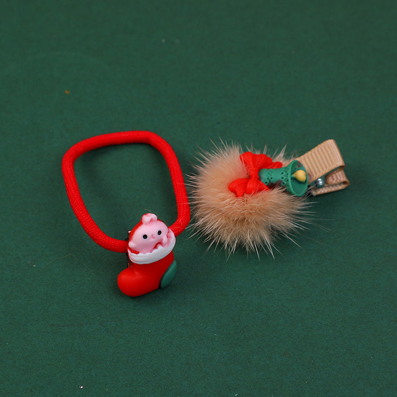 ACCESORIOS PARA EL CABELLO NAVIDEÑOS - DISEÑO 4