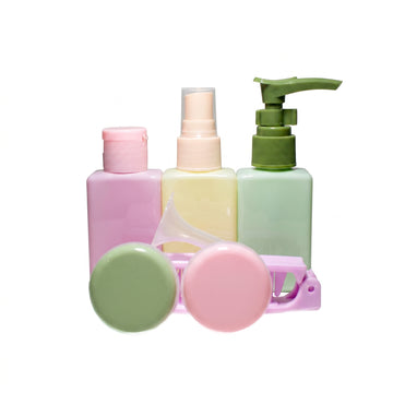 Kit De Botellas De 6 Piezas De Viaje Colores Pasteles Yoyoso