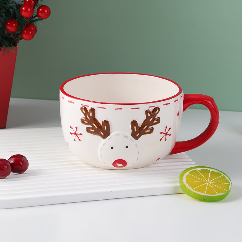 TAZA DE CERAMICA - RENO NAVIDEÑO -315ML