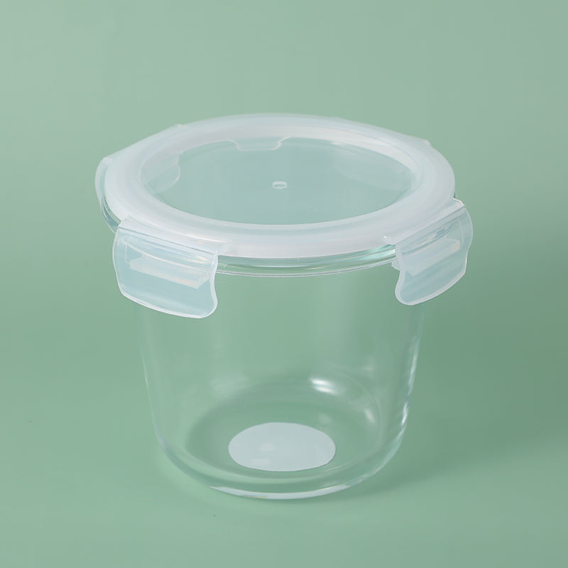 RECIPIENTE DE VIDRIO CIRCULAR - 700ML