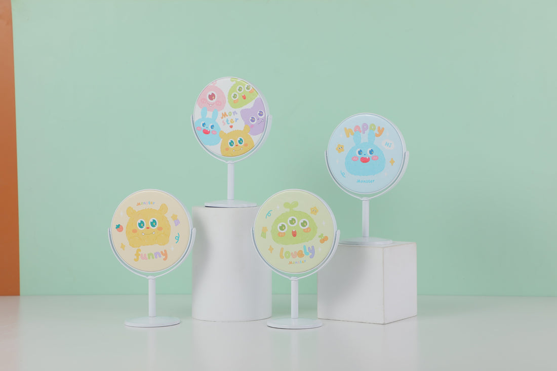 Espejo Redondo De Tocador Monstro