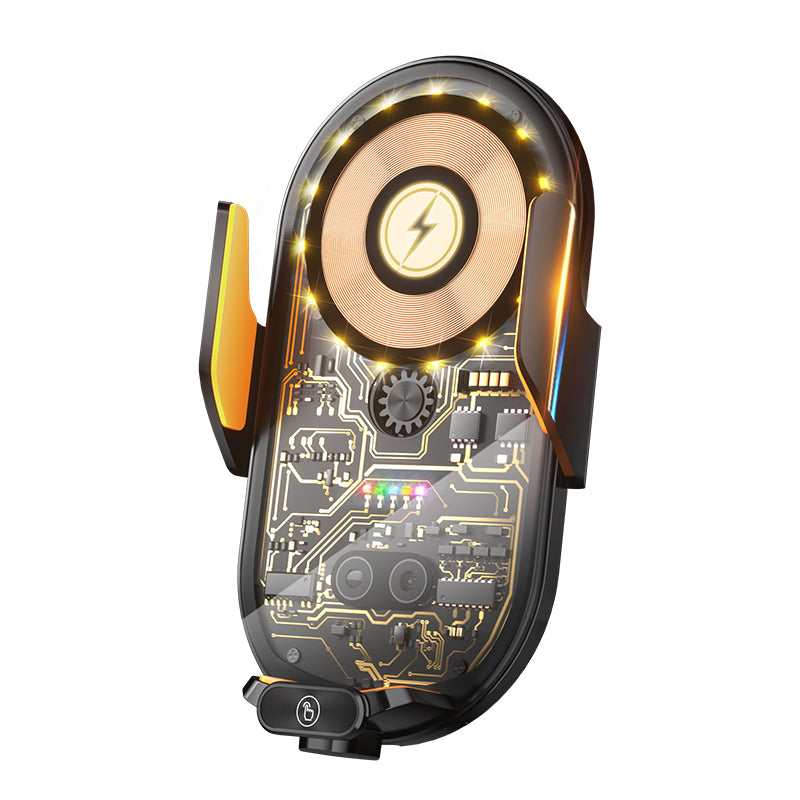 SOPORTE DE CELULAR PARA EL CARRO CON CARGADOR INALAMBRICO - TIPO 2