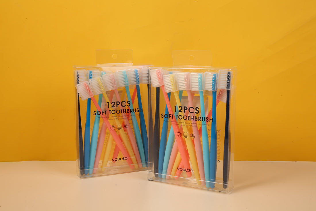 CEPILLO DE DIENTES SUAVES - 12 PCS