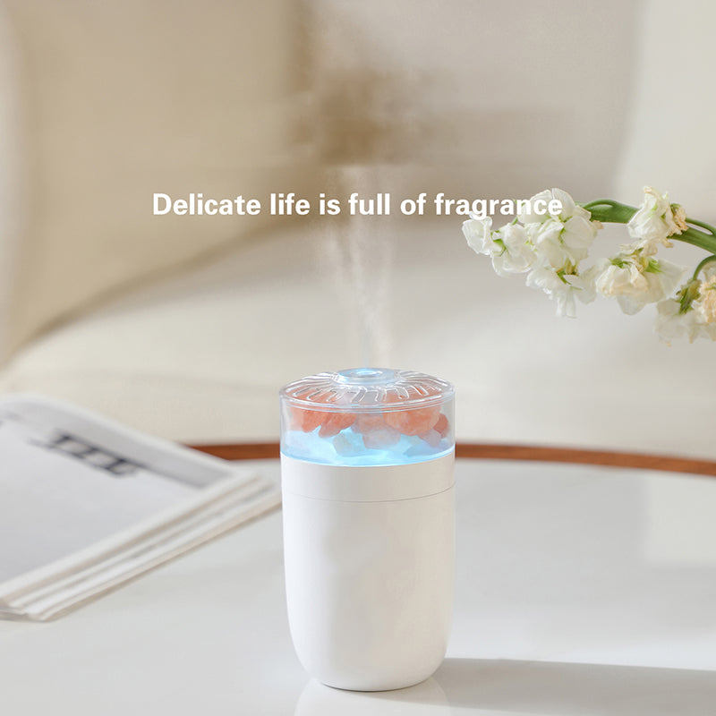 HUMIDIFICADOR CON LAMPARA - BLANCO