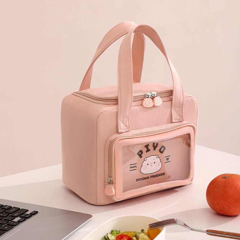 LONCHERA CUADRADA - ROSADA