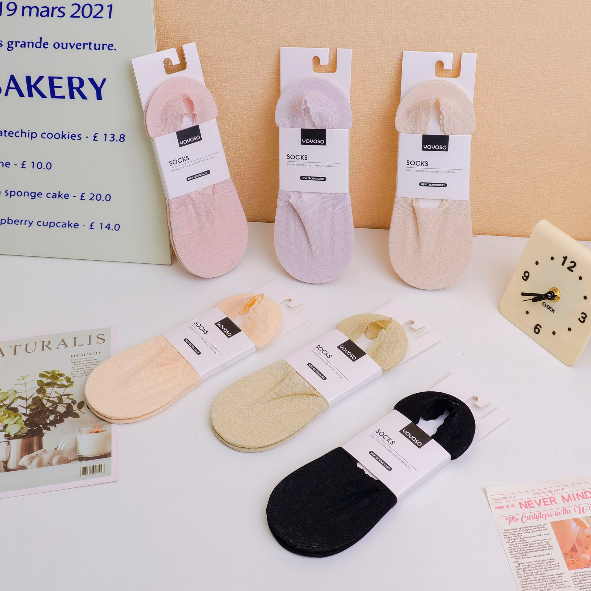 MEDIAS INVISIBLES CON ESTAMPADO - 2UND