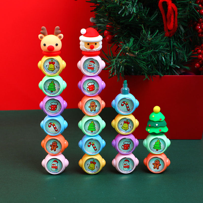 RESALTADORES NAVIDEÑOS X 6 COLORES