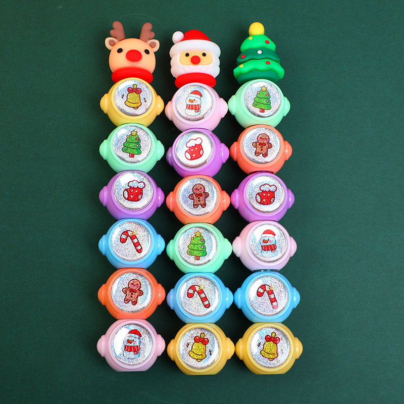 RESALTADORES NAVIDEÑOS X 6 COLORES