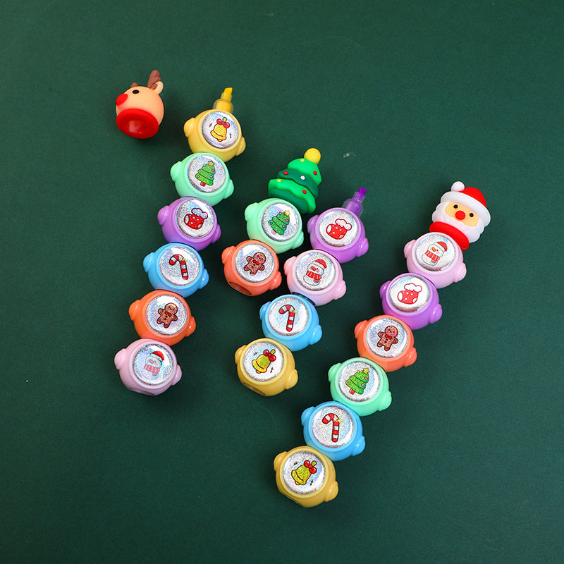 RESALTADORES NAVIDEÑOS X 6 COLORES