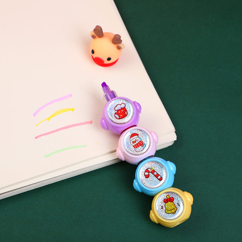 RESALTADORES NAVIDEÑOS X 6 COLORES