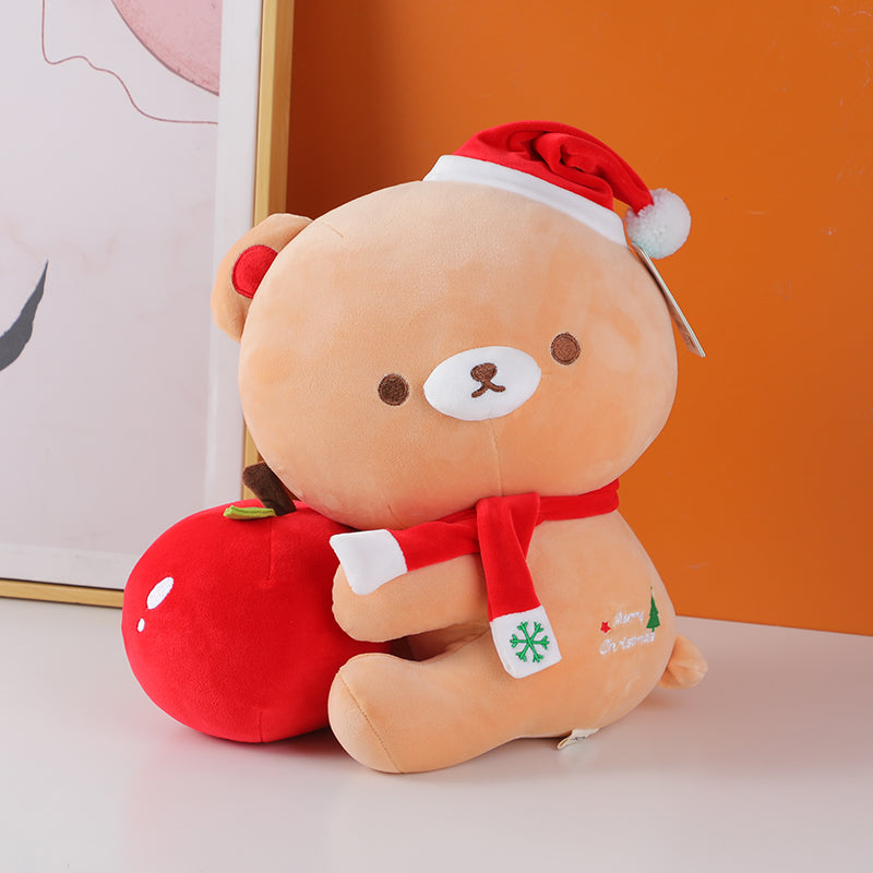 PELUCHE - OSO NAVIDEÑO - 35CM