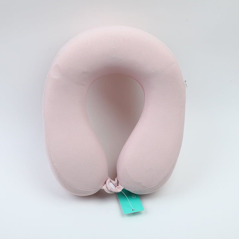 ALMOHADA EN U - ROSADA