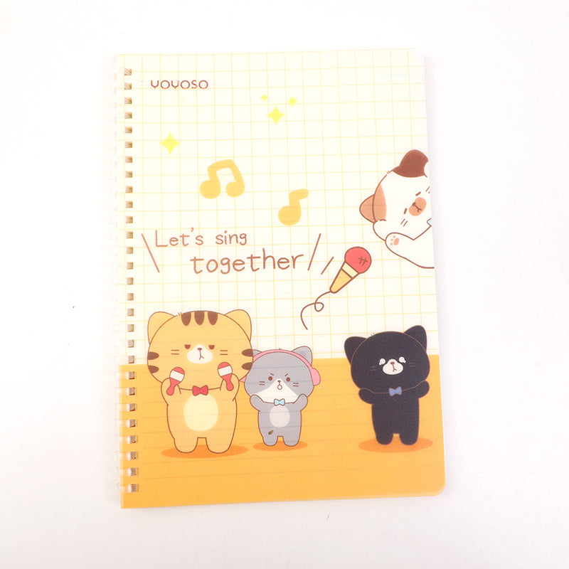 CUADERNO B5 - GATO - LINEAS HORIZONTALES